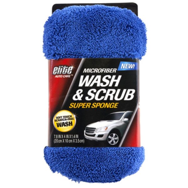 Flp Wash/Scrub Spon Auto Microfibr 8907